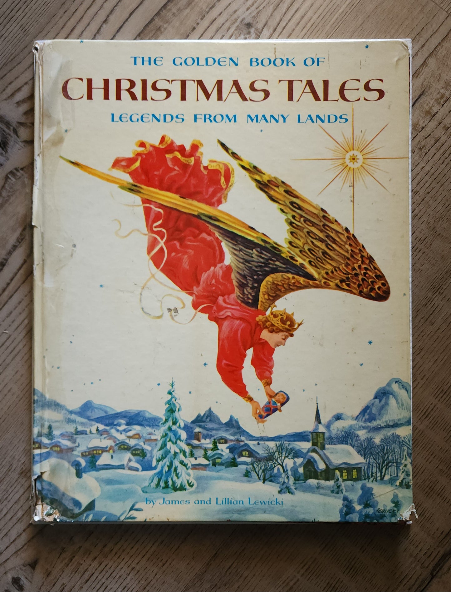 The Golden Book of Christmas Tales: Legends from Many Lands James & Lillian Lewicki Golden Press hardcover1956