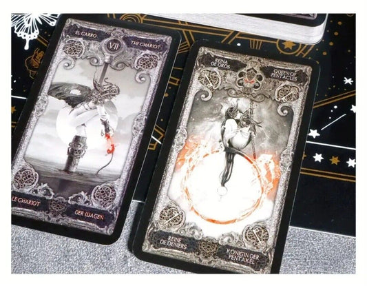 Dark Tarot XIII Card Deck with booklet included 78-card Occult Oracle Tarot New