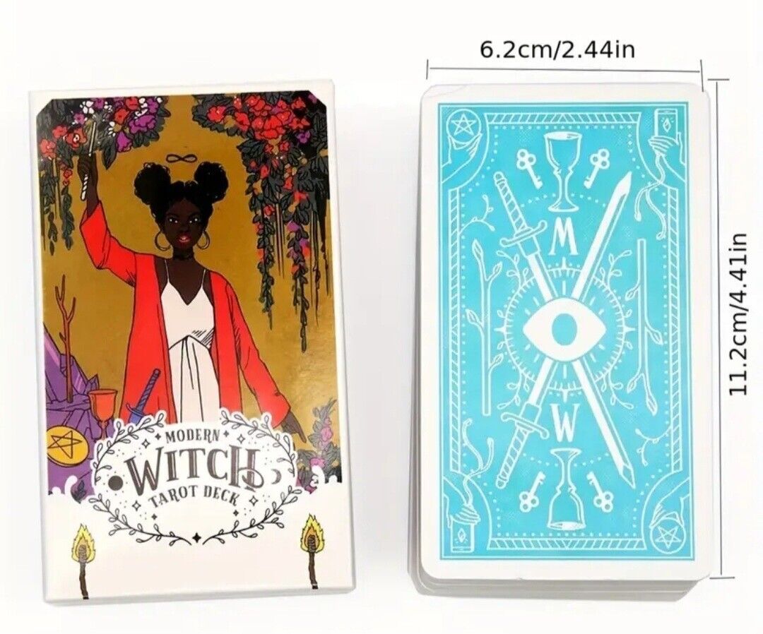 Modern Witch Tarot Deck 79 Card large standard size with instructions New
