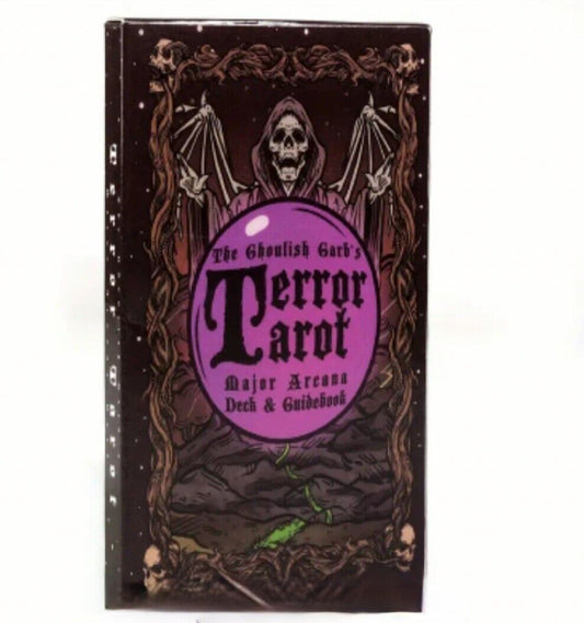 Terror Tarot - 22 Card Deck Major Arcana Gothic Halloween Tarot Card Pocket Deck